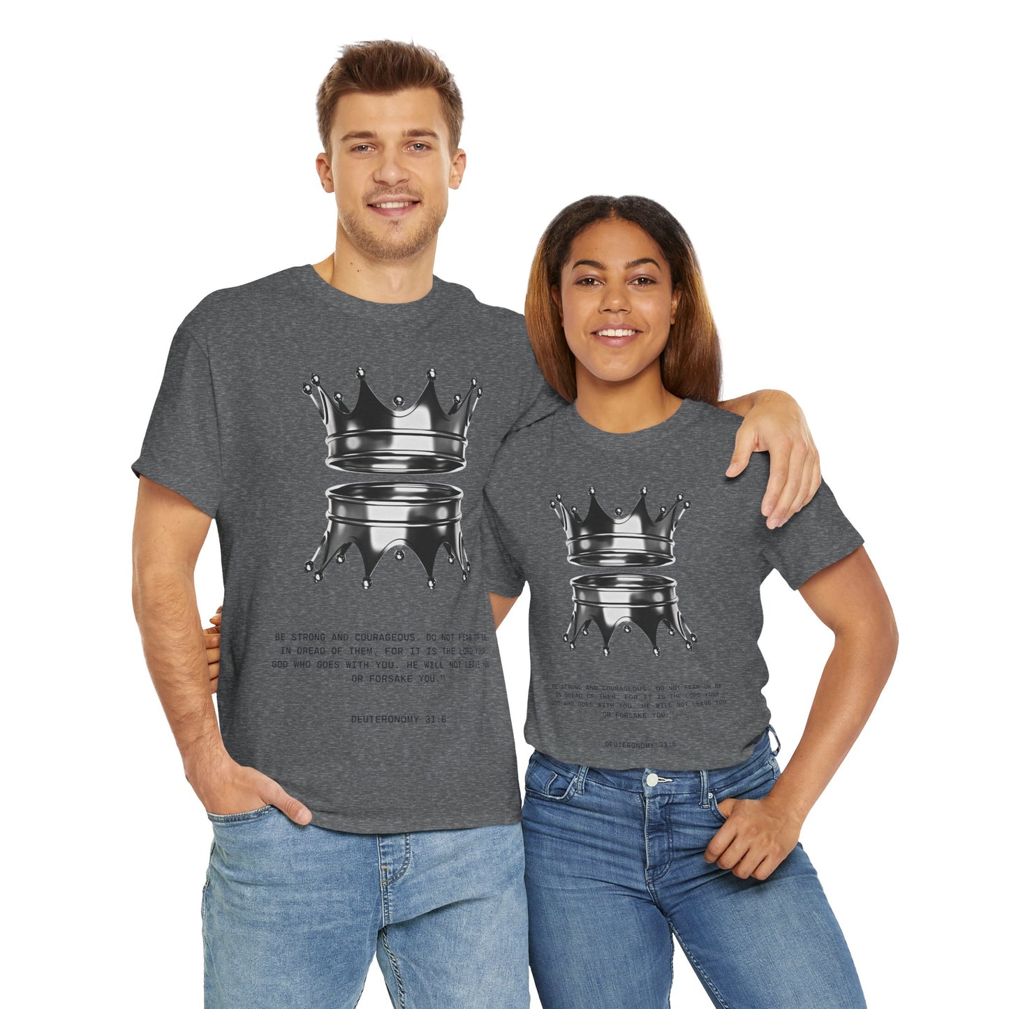 Crowned Inspiration Tee - Motivational T-Shirt, Unisex Graphic Tee
