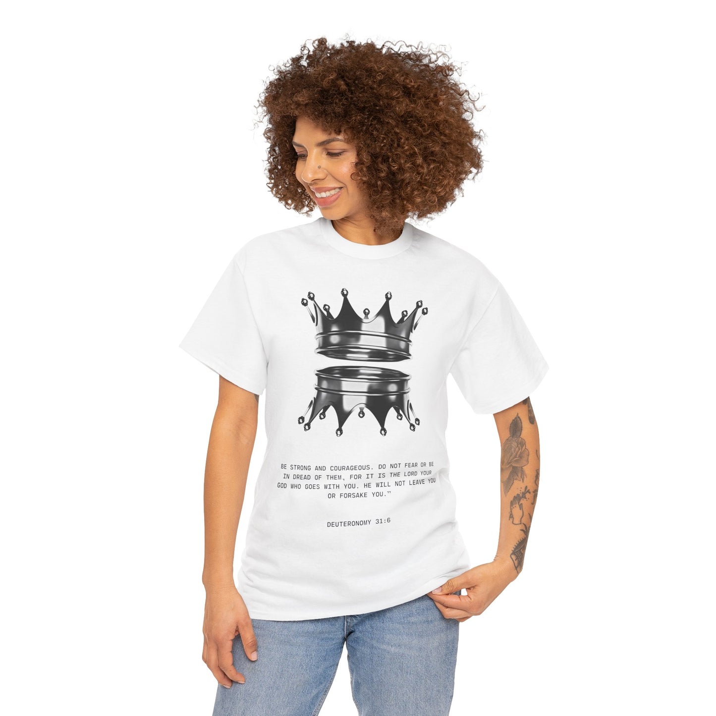 Crowned Inspiration Tee - Motivational T-Shirt, Unisex Graphic Tee